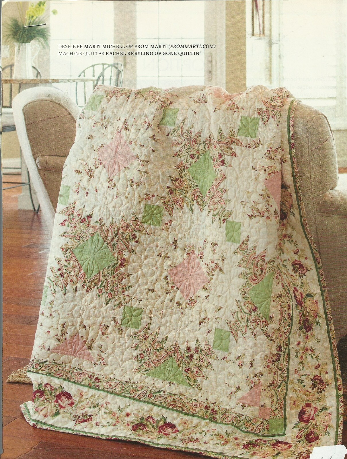 I0692 ENGLISH MANOR  QUILT PATTERN/INSTRUCTIONS