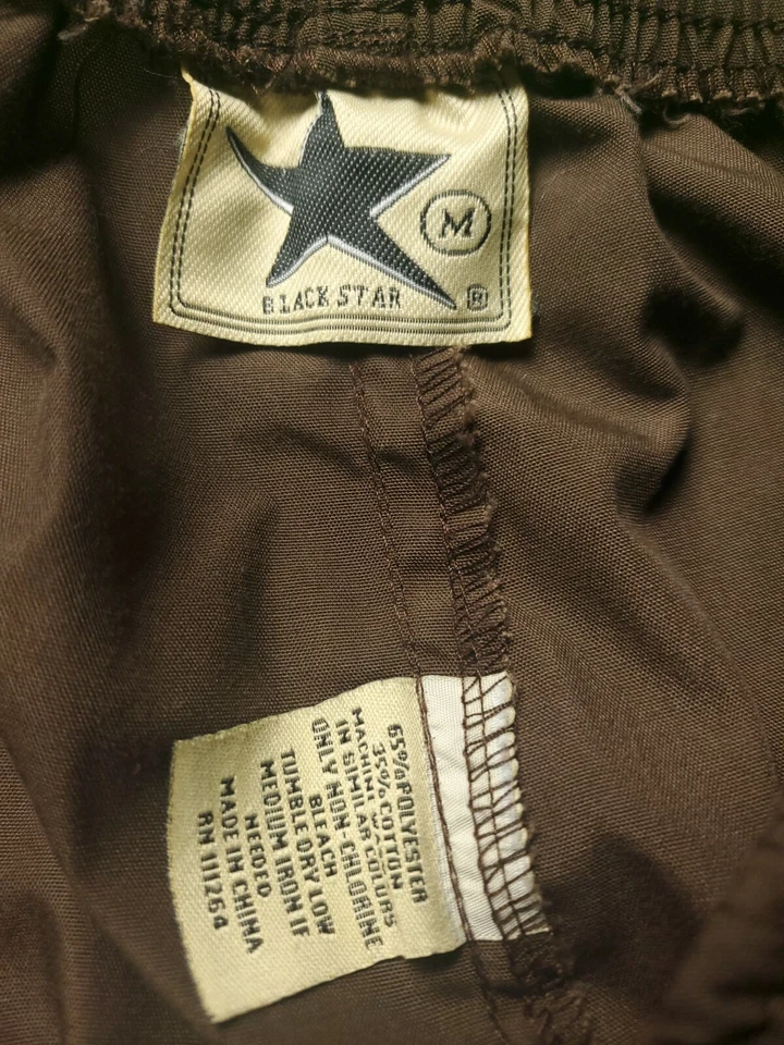 Blackstar коричневый унисекс мужчин женщин эластичный пояс скраб низы размер M 31 + W 28L - Изображение 2 из 4