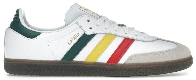 Size 9 - adidas Samba OG Rasta - White for sale online | eBay