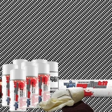 Hydrographics Film Hydro Dipping Water Transfer Print KIT CF-012-A Black/Silver