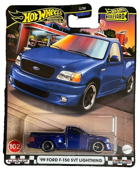 Hot Wheels '99 Ford F150 Svt Lightning 102 Boulevard '24 1:64 Modellauto Pickup-image