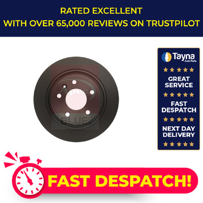 2x Brake Discs Pair Solid fits CHEVROLET ORLANDO J309 1.4 Rear 2012 on LUJ 292mm