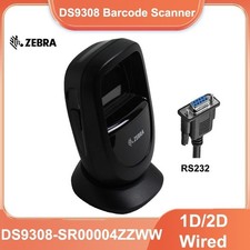 Zebra DS9308-SR00004ZZWW Desktop Hands-free 1D/2D Barcode Scanner w/ RS232 Cable
