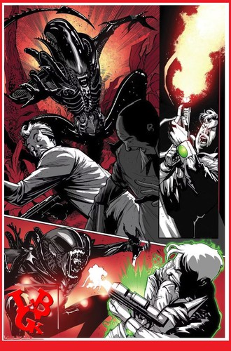 ALIEN BLACK WHITE & BLOOD Aout 2025 Marvel GRAND Format Panini # NEUF - Picture 3 of 4