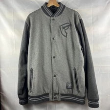 Famous Stars & Straps Varsity Jacket XL Embroidered Family Wool Bomber Rare VTG