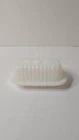 Vintage 1950'S Hazel Atlas White Milk Glass Half 1/4 Stick Butter Dish & Lid