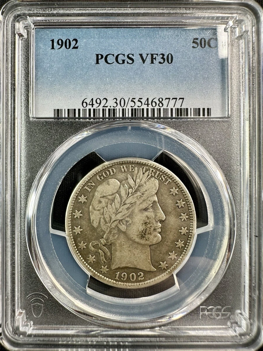 1902 Year Barber Half Dollars (1892-1915) for sale | eBay