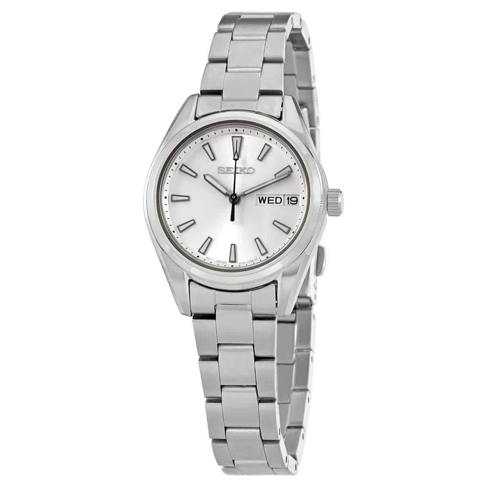 Seiko Neo Classic Quartz Silver Dial Ladies Watch SUR349P1