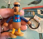 Vintage Rare Super cute wooden Disney Donald Duck key chain — photo 1