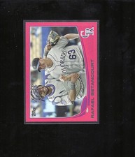 2013 Topps Update Rafael Betancourt #US42 Pink Parallel 30/50 Rockies