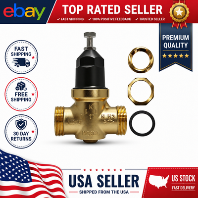 #ad 1quot; NR3XL Water Pressure Regulator Reducing Valve 1 NR3XLDU Double Union FNPT $88.70