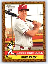 2025 Topps Heritage #124 Jacob Hurtubise Color of the Year #/76