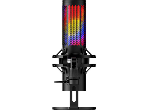 Micrófono - HYPERX QuadCast 2 S, USB, Sensor para silenciar, Indicadores LED