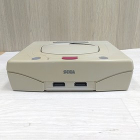 Sega Saturn Console Bundle with 2 Controllers 8 Games & memory Japan White