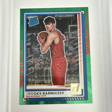 Donruss 2025-26 Rated Rookie Brooks Barnhizer Oklahoma City #31 Green