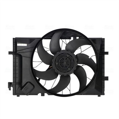NISSENS Lüfter Motorkühlung 850078 482mm Kunststoff 600W 12V für MERCEDES KLASSE