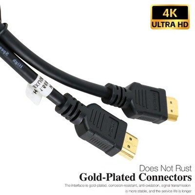 HDMI Kabel 4K High Speed FullHD 3D ARC für TV PC 1080p Audio Video 1.5M Black