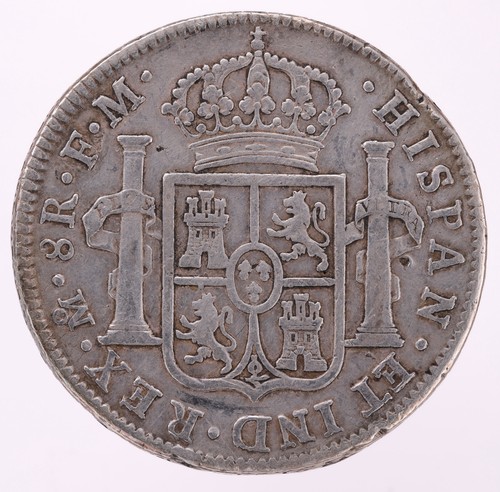 1797 Mexico 8 Reales Mexico Mint (B3228) - Afbeelding 2 van 2