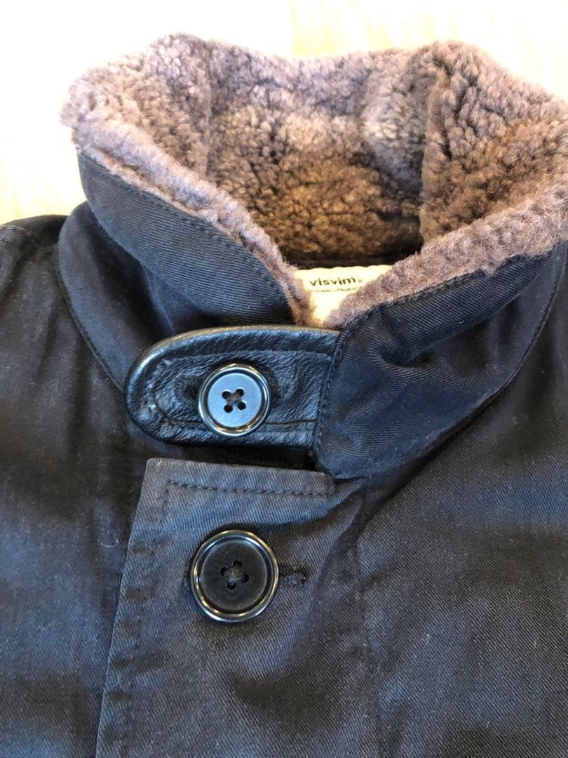 USED VISVIM DECKHAND JACKET S/BLACK/VS0001576 GOOD - image 2