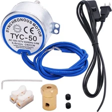 Twidec/Synchronous Turntable Motor Electric 5-6RPM/MIN 50/60Hz 5-6RPM 