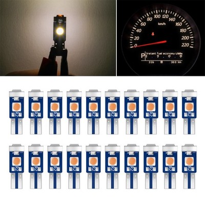20X T5 Yellow 3030 LED Speedometer Instrument Gauge Cluster Dash Light ...