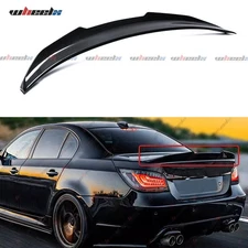 FOR 04-2010 BMW E60 525i 530i M5 SEDAN CARBON LOOK PSM STYLE REAR TRUNK SPOILER