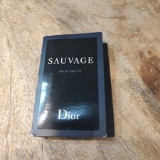 Dior Sauvage Eau De Toilette Sample Spray .03oz 1ml New in Card