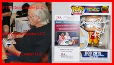 🕒🔥 Christopher Lloyd Signed Doc 2015 Back To Future 2 Funko POP 960 JSA PSA