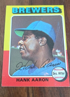 1975 Topps Mini - Hank Aaron #660