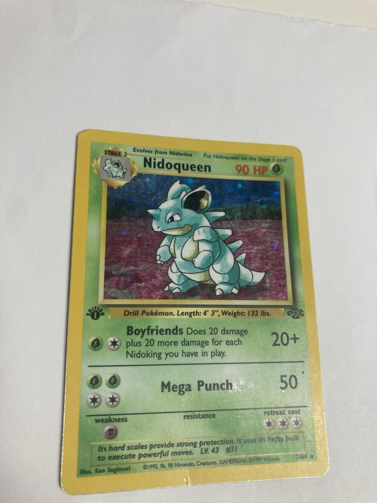 nidoqueen holographic pokemon card value Pokon 69/160 Xy Primal Clash Reverse Holo Toys & Games Holo Rare Card Type PSA 9 Nidoqueen Holo 