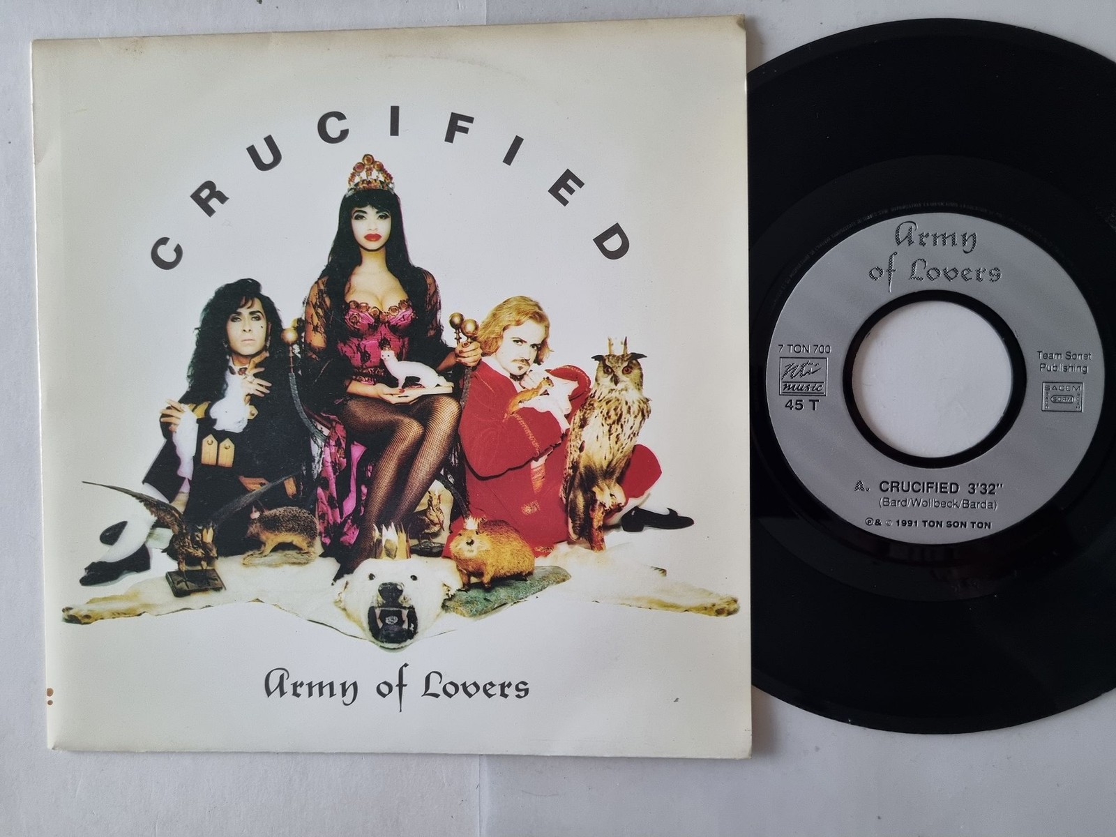 Army Of Lovers - Crucified 7'' Vinyl France