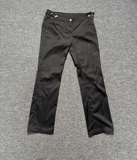 Versace Jeans Couture Men  s Black Pinstripe Trousers 29/34 Italy Medusa Button