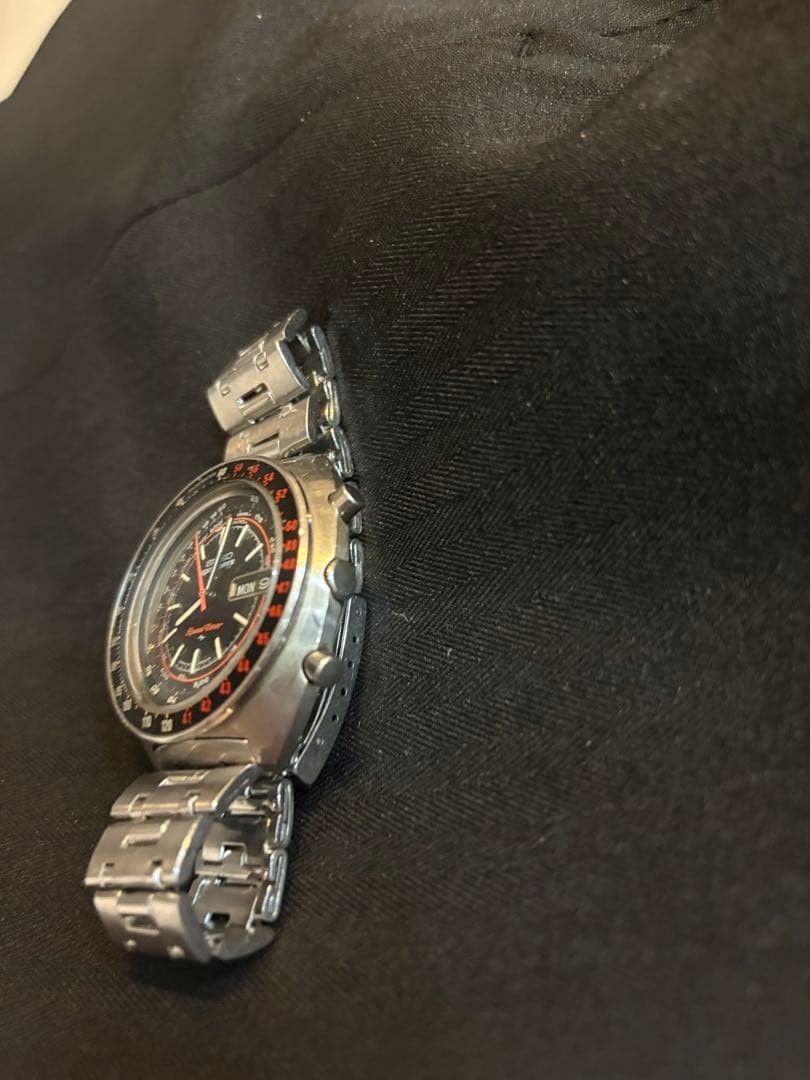 Seiko SpeedTimer Automatic Watch Vintage Overhaul… - image 4