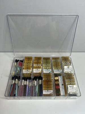 Vintage Mill Hill Glass Seed Beads, Bugle, Pebble Estate Lot