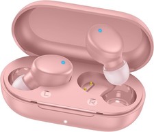 S8 Mini Wireless Bluetooth 5.3 Earbuds w/ Case 60H Pink