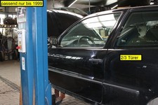 TÜR Vorn Links ( 2/3 Türer / BIS 1999 ) VW Polo 60 6 N/6 KV Farbe Black Magic