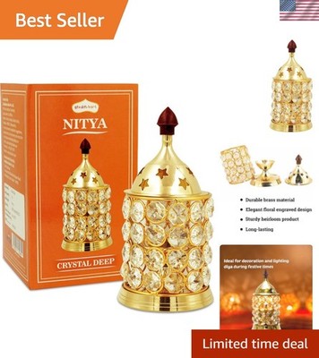 Akhand Diya Oil Lamp- Decorative Diya for Positive Atmosphere | Pooja | Home ...
