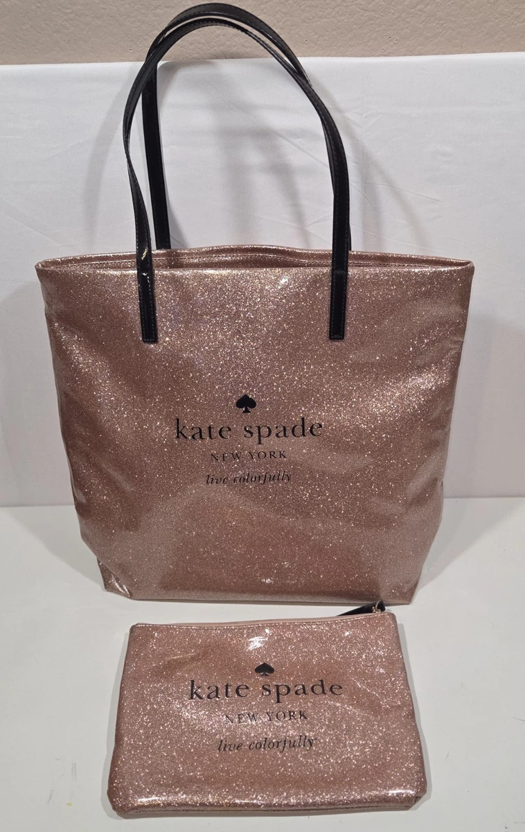 kate spade new york Glitter Tote Medium Bags & Handbags for Women