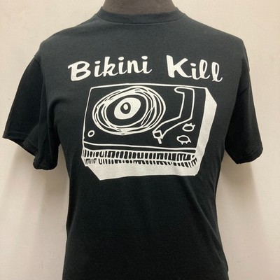 Bikini Kill T-Shirt Black Color Reprint Gift Fan Shirt  AN66366