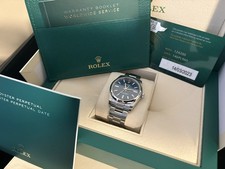 Rolex 2023 Oyster Perpetual 124200 Blue Dial, Stainless Steel