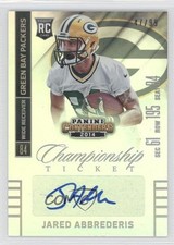 2014 Panini Contenders Championship Ticket 47/99 Jared Abbrederis #138 Auto 6kg