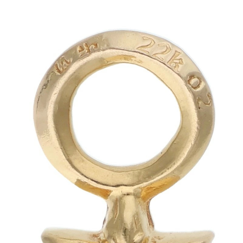 Chrome Hearts 22K Stack Star Star Stack Charm Gol… - image 3