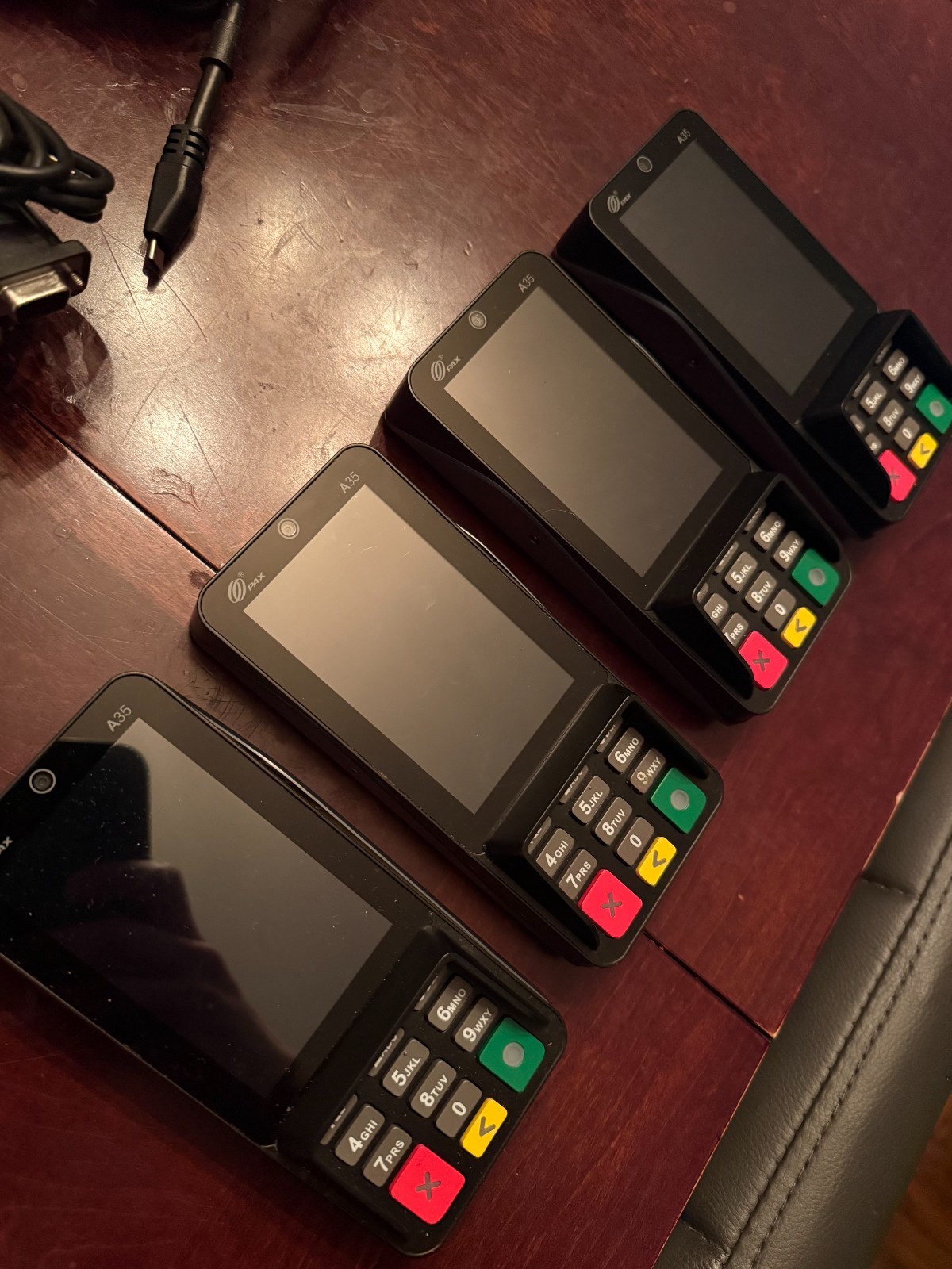 BUNDLE OF 4 - PAX A35 EMV NFC PINpad Credit Card Machine *UNLOCKED*