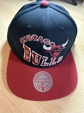 Mitchell & Ness Snapback Cap - Chicago Bulls, Schwarz