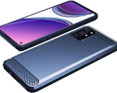 for Oneplus 8T Case with Screen Protector Shock-Absorption Flexible TPU Rubbe...