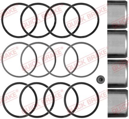 Quick Brake 114-5045 Reparatursatz, Bremssattel For DAF Ford Land Rover LDV-image