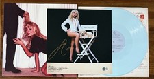 SIGNED Sabrina Carpenter Man’s Best Friend Photo & Blue Vinyl Beckett BAS COA