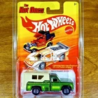 Hot Wheels The Hot Ones Backwoods Bomb Metalflake Dark Green 2012 Pickup Camper