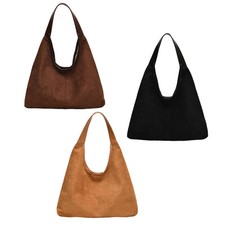 Borse da donna sacca da donna in pelle scamosciata per spalla per lo