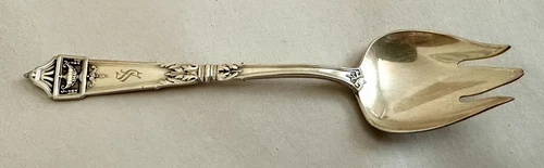 Lansdowne by Gorham Sterling Silver Cake Ice Cream Spork Fork 5 3/4”